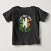 T-shirt Pour Bébé Heure pour certains Shenanigans Clover St Patrick' (Devant)