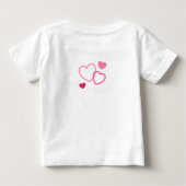 T-SHIRT POUR BÉBÉ HEUREUSE SAINTE-VALENTIN ! (Dos)