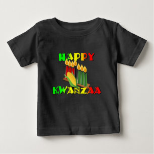 T-SHIRT POUR BÉBÉ HEUREUX KWANZAA