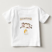 T-shirt Pour Bébé Hey Diddle Diddle, La Vache S'Est Jumelée Sur La L (Dos)