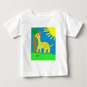 T-shirt Pour Bébé HI54ECO™ Giselle Giraffe Girl