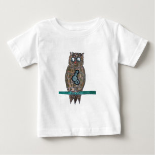 T-shirt Pour Bébé Hibou de punk de vapeur