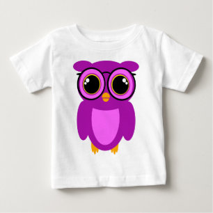T-shirt Pour Bébé Hibou ringard mignon