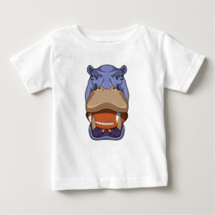 T-shirt Pour Bébé Hippo à Football Sports