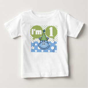 T-shirt Pour Bébé Hippo, premier anniversaire
