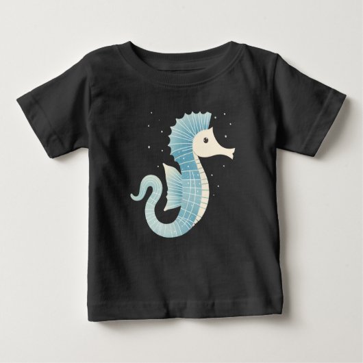 T-shirt Pour Bébé Hippocampe de Liltte (Devant)