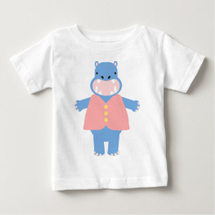 T-shirt Pour Bébé Hippopotame de Toby
