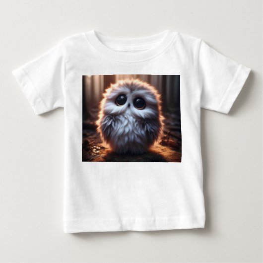 T-shirt Pour Bébé Hirt eulé (Devant)