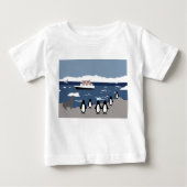 T-shirt Pour Bébé hiver (Devant)