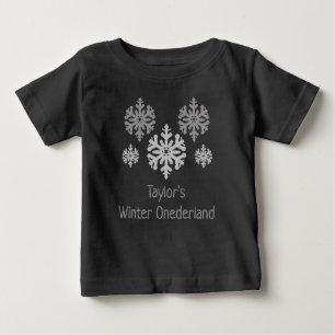 T-shirt Pour Bébé Hiver Onederland 1er anniversaire