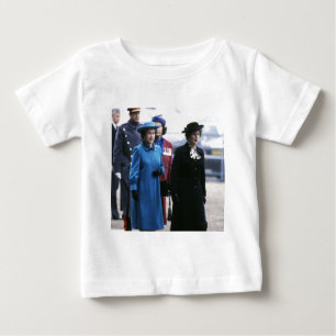 T-shirt Pour Bébé HM Queen Elizabeth II-Margaret Thatcher