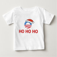 Ho Ho Ho Obama Chemise Bébé à manches longues