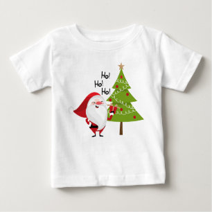 T-shirt Pour Bébé Ho, Ho, Ho Père Noël