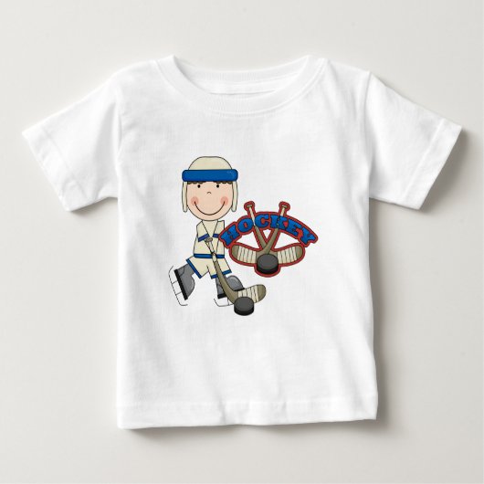 T-shirt Pour Bébé HOCKEY - Chemises et cadeaux pour garçons (Devant)