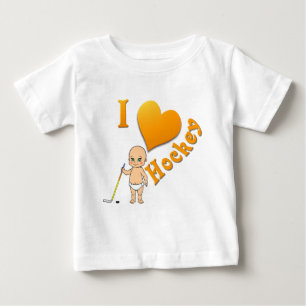 T-shirt Pour Bébé Hockey d'amour du bébé I