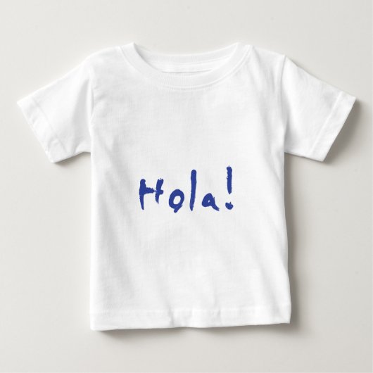 T-shirt Pour Bébé Hola (Devant)
