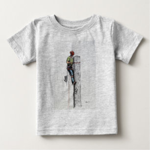 T-shirt Pour Bébé Hold on tight tree surgeon