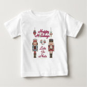 T-shirt Pour Bébé Holiday Nutcracker (Devant)