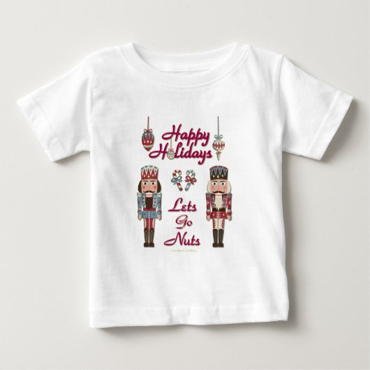 T-shirt Pour Bébé Holiday Nutcracker (Devant)