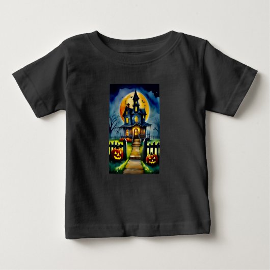 T-shirt Pour Bébé Hollow et Moon (Devant)