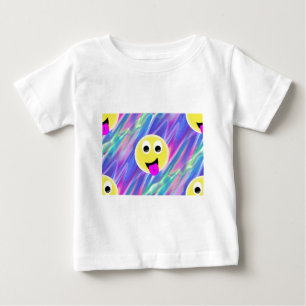 T-shirt Pour Bébé hologramme émoji