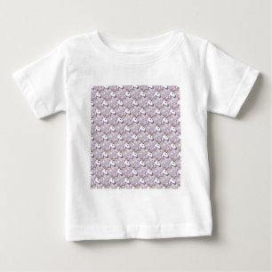 T-shirt Pour Bébé hologramme licorne émoji