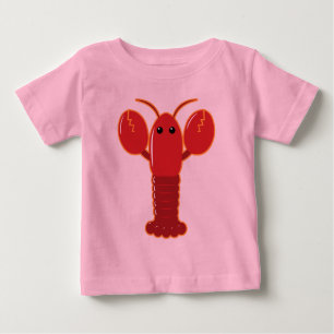 T-shirt Pour Bébé Homard mignon