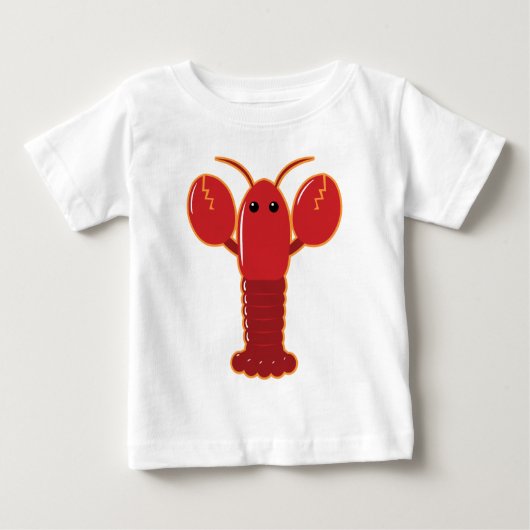 T-shirt Pour Bébé Homard mignon (Devant)