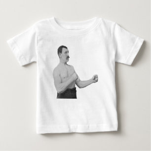 T-shirt Pour Bébé Homme excessivement viril Meme