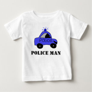 T-shirt Pour Bébé Homme policier