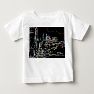 T-shirt Pour Bébé Horizon coloré à Manhattan