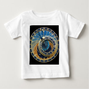 T-shirt Pour Bébé Horloge astronomique - Prague Orloj