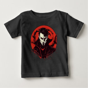 T-shirt Pour Bébé Horreur à yeux rouges