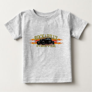 T-shirt Pour Bébé Hot rod de rockabilly de graisseur