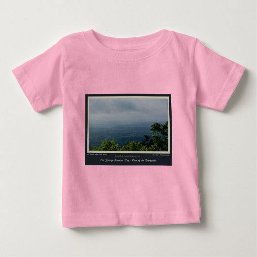 T-shirt Pour Bébé Hot Springs National Park Rainforest Centennial Ed (Devant)