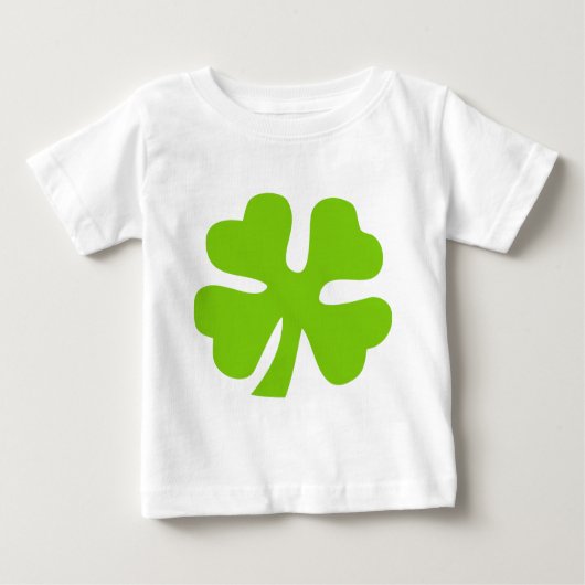 T-shirt Pour Bébé Housse à quatre feuilles - Martian Green (Devant)