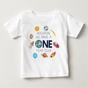 T-shirt Pour Bébé Houston Nous avons un an 1er anniversaire fête