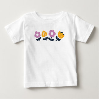 T-shirt Pour Bébé Hugs d'avril et nez mouillé - partie florale