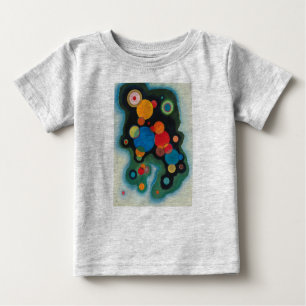 T-shirt Pour Bébé Huile Abstraite de Kandinsky Deepened Impulse sur 