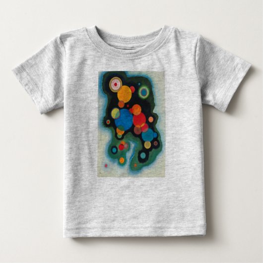 T-shirt Pour Bébé Huile Abstraite de Kandinsky Deepened Impulse sur  (Devant)
