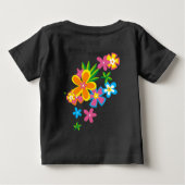 T-shirt Pour Bébé Hula Infant Creeper céleste (Dos)