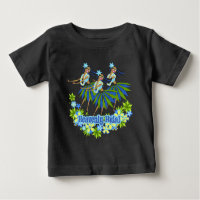 Hula Infant Creeper céleste