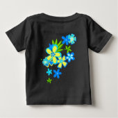 T-shirt Pour Bébé Hula Infant Creeper céleste (Dos)