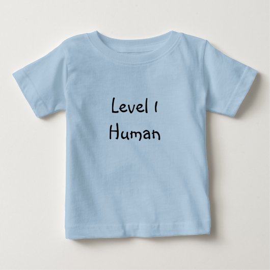 T-shirt Pour Bébé Humain du niveau 1 (Devant)