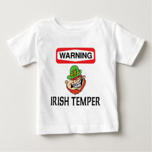 T-shirt Pour Bébé Humeur d'avertissement d'Irlandais
