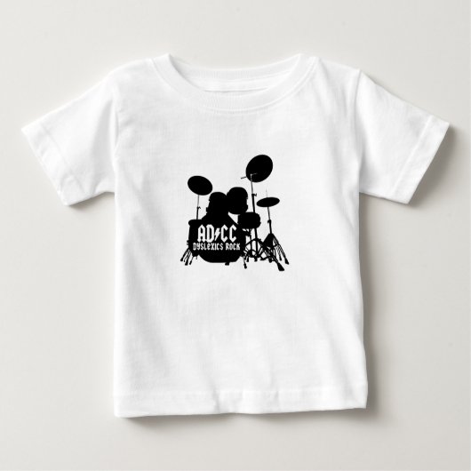 T-shirt Pour Bébé Humeur dyslexique (Devant)