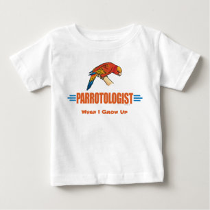 T-shirt Pour Bébé Humoristique j'aime les perroquets