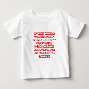 T-shirt Pour Bébé Humour de charpentier ... Modélisation de la carr