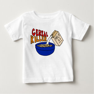 T-shirt Pour Bébé Humour de nourriture de petit déjeuner de tueur d