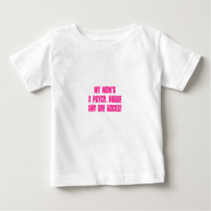 T-shirt Pour Bébé Humour psychiatrique d'Infirmière-enfant